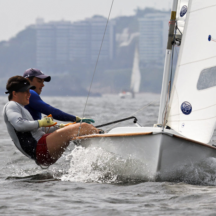 Dante Bianchi e Bruno Bethlem | Campeões Pan-Americanos e Mundiais na classe Snipe. Bruno é também atleta olímpico
