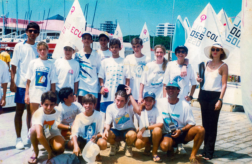 1995 | Técnico da Equipe Brasileira de Optimist Campeonato Sul Americano no Equador