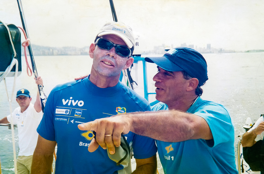 2006 | Volvo Ocean Race A bordo do VO70 Brasil 1 com Torben Grael durante stop over no Rio de Janeiro