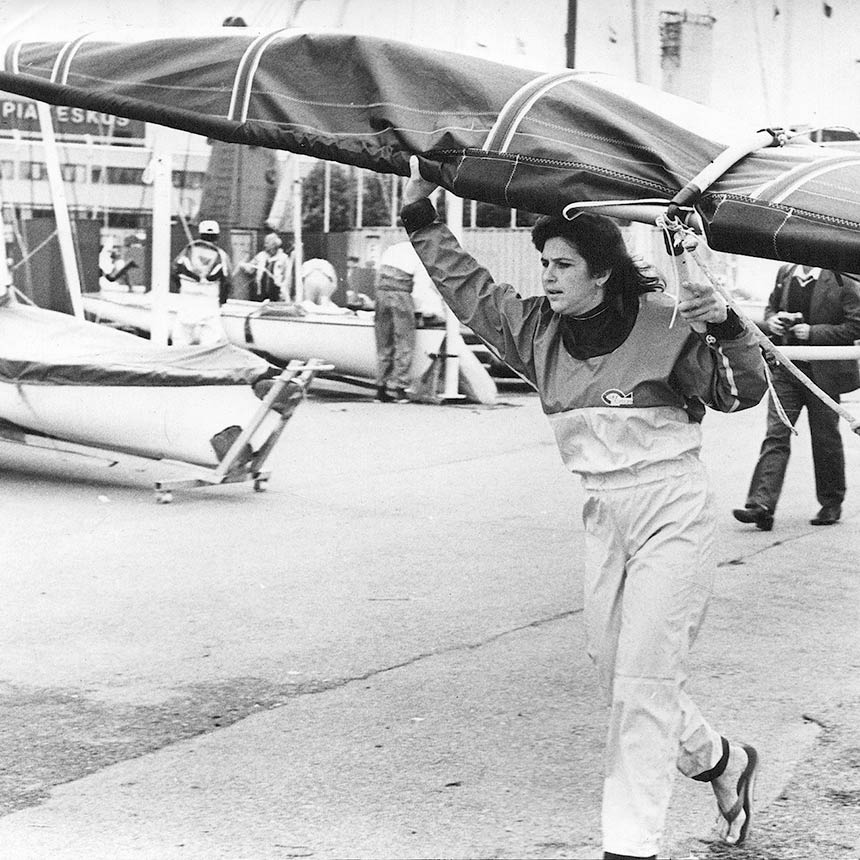 1986 | Jogos da Amizade -Tallinn (na antiga União Soviética) Windsurf